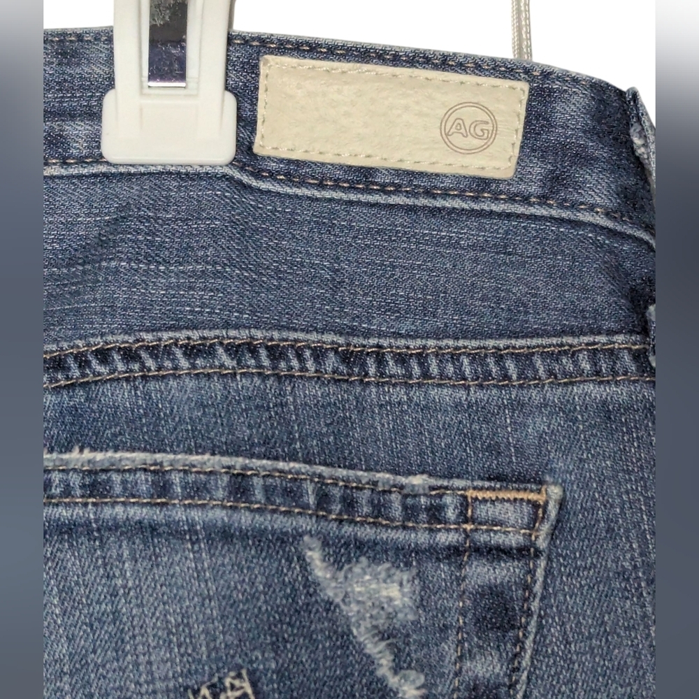 Adriano Goldschmied AG The Stilt Slim Straight Cigarette Jeans 26R Medium Wash - Picture 9 of 11